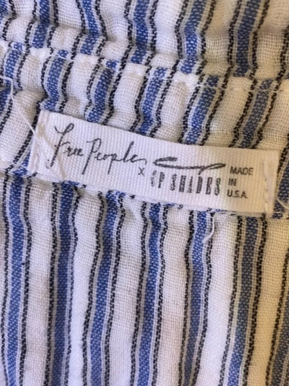 Free People CP Shades Striped Tunic Shirt Dress